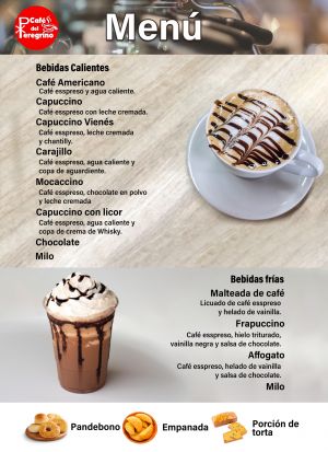 CARTA DE CAFETERIA